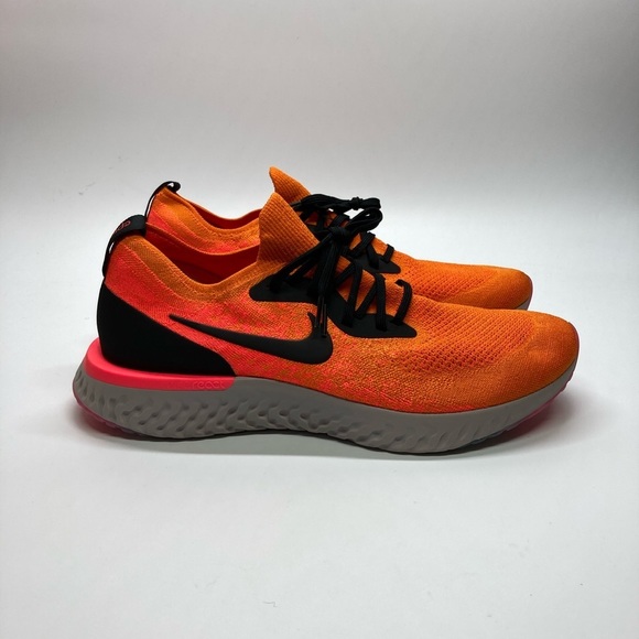 Nike Epic React Flyknit Copper Flash Shoes Sz 14 - Picture 4 of 9